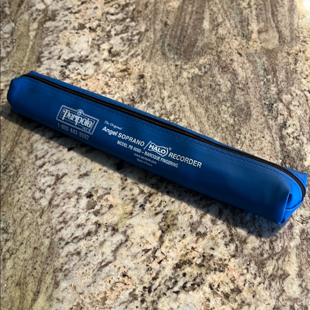 Angel Blue Soprano Recorder With Case